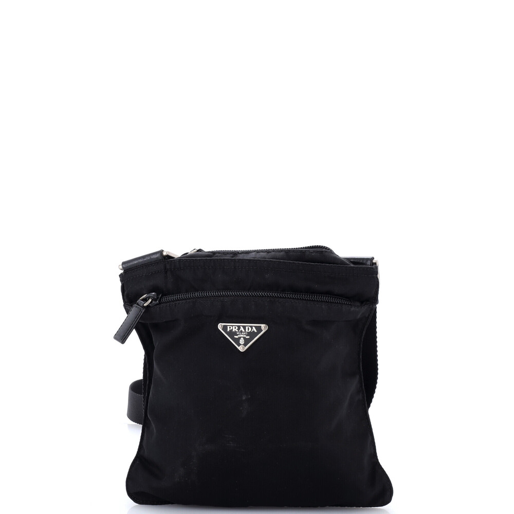 Prada Small Flat Messenger Bag Tessuto